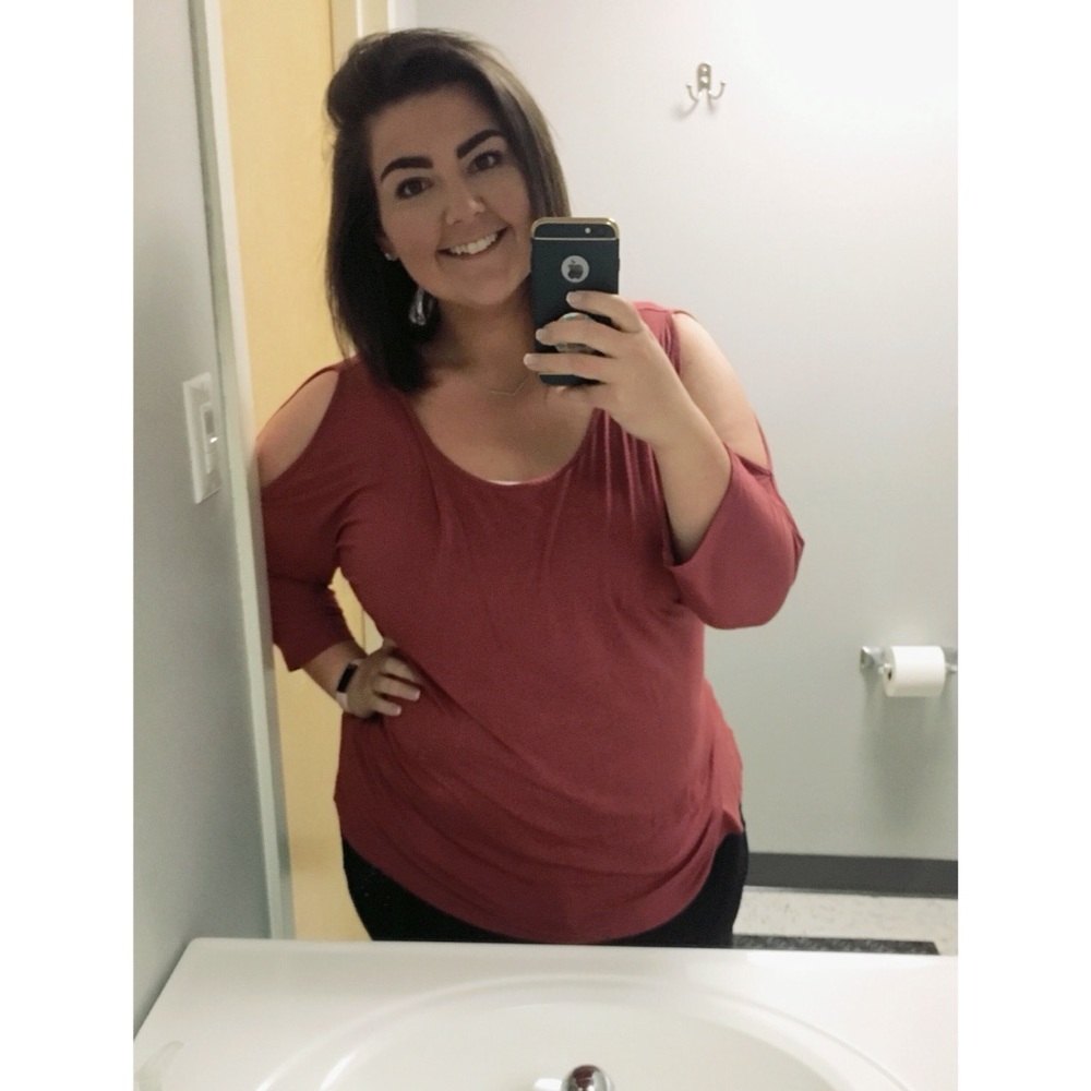 Lovely cold shoulder shirt
